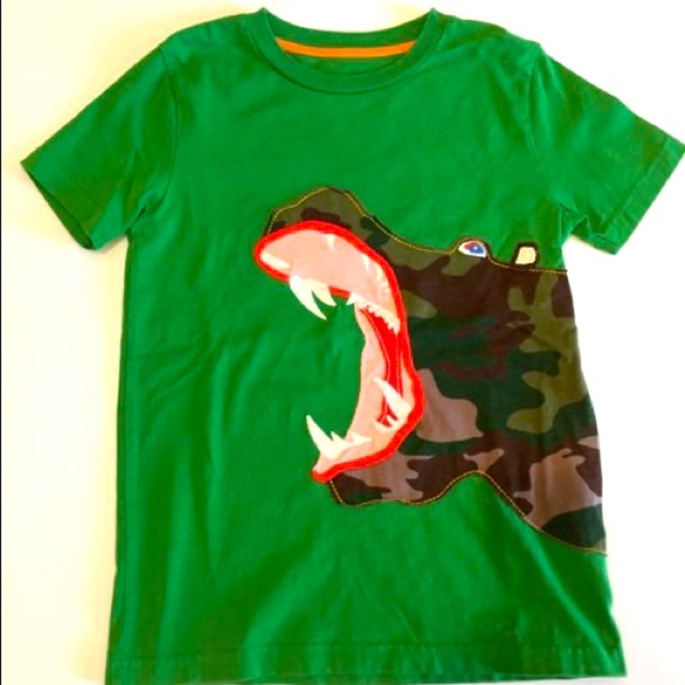Mini Boden Boys Green Camo Hippo